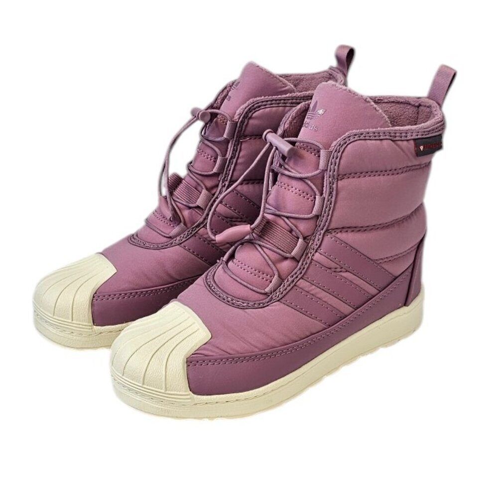 Adidas Orginals Kids Superstar 360 Boots Size 3 Primaloft Ortholite Winter